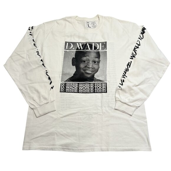 Dwyane Wade World Tour T-Shirt in White - Picture 1 of 3